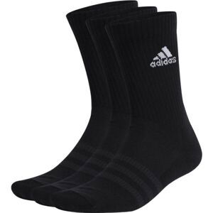 adidas CUSHIONED CREW SOCKS 3 PAIRS Ponožky, černá, velikost