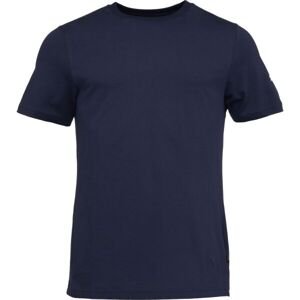 Puma BLANK BASE TEE Pánské fotbalové tričko, tmavě modrá, veľkosť M