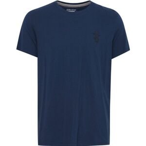 BLEND REGULAR FIT Pánské tričko, tmavě modrá, veľkosť XXL