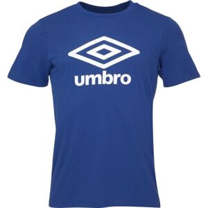 Umbro LARGE LOGO TEE ESSENTIALS Pánské triko, modrá, veľkosť M