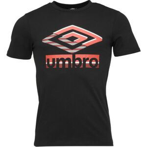 Umbro GLITCH GRAPHIC TEE Pánské triko, černá, veľkosť M