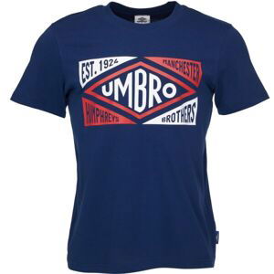 Umbro ORIGINS TEE SPORTS CULTURE Pánské triko, tmavě modrá, veľkosť L