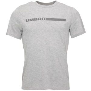 Umbro TEXTURED LOGO GRAPHIC TEE Pánské triko, šedá, veľkosť L