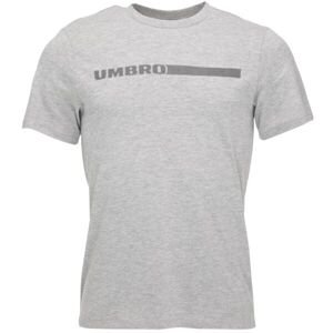 Umbro TEXTURED LOGO GRAPHIC TEE Pánské triko, šedá, veľkosť XL
