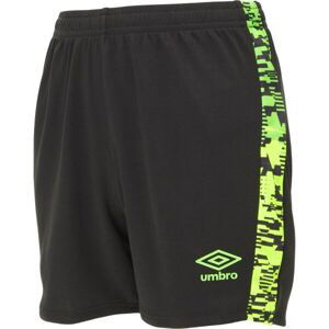 Umbro FORMATION KNIT SHORT - JNR Dětské sportovní kraťasy, černá, veľkosť XL