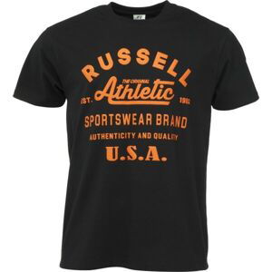 Russell Athletic T-SHIRT M Pánské tričko, černá, velikost