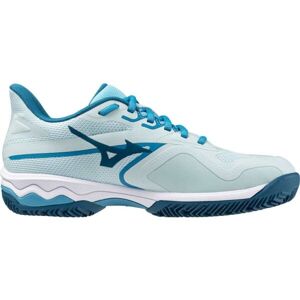 Mizuno WAVE EXCEED LIGHT 2 CC W Dámská tenisová obuv, světle modrá, velikost 36.5