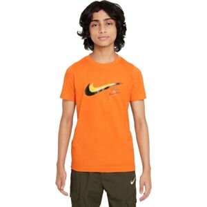 Nike SPORTSWEAR Chlapecké tričko, oranžová, velikost