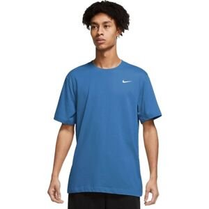 Nike DRI-FIT Pánské tréninkové tričko, modrá, velikost