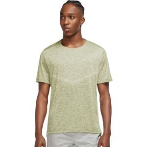 Nike RISE 365 Pánské běžecké tričko, světle zelená, veľkosť XXL