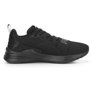 Puma WIRED RUN PURE JR Dětská vycházková obuv, černá, velikost 21