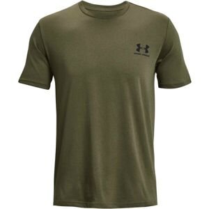 Under Armour SPORTSTYLE Pánské triko, khaki, veľkosť XL