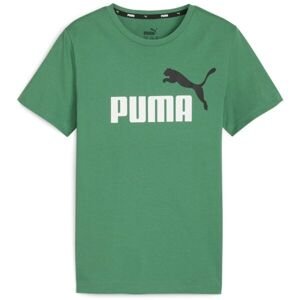 Puma ESSENTIALS+2 COL LOGO TEE Dětské triko, zelená, veľkosť 164