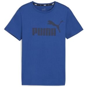 Puma ESSENTIALS LOGO TEE Chlapecké triko, modrá, veľkosť 128