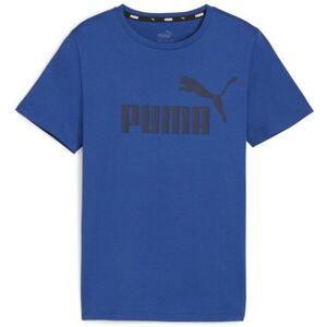 Puma ESSENTIALS LOGO TEE Chlapecké triko, modrá, veľkosť 140