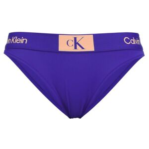 Calvin Klein BIKINI Dámský spodní díl plavek, modrá, velikost