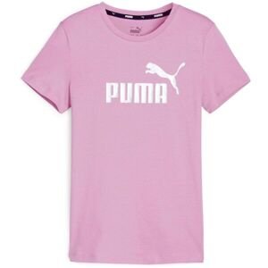 Puma ESSENTIALS LOGO TEE G Dívčí triko, růžová, velikost