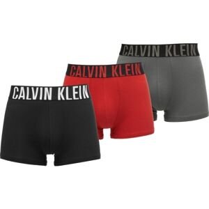 Calvin Klein TRUNK 3PK Pánské trenky, červená, velikost