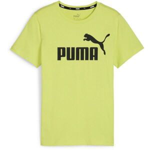 Puma ESSENTIALS LOGO TEE Chlapecké triko, žlutá, veľkosť 164