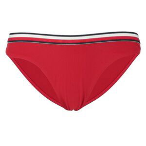 Tommy Hilfiger CHEEKY HIGH LEG BIKINI Dámský spodní díl plavek, červená, velikost