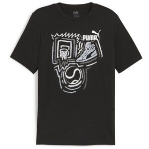 Puma GRAPHIC YEAR OF SPORTS TEE Pánské tričko, černá, veľkosť L