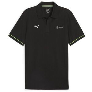 Puma MERCEDES-AMG PETRONAS F1 POLO SHIRT Pánské polo triko, černá, veľkosť L