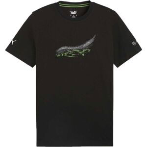 Puma MERCEDES-AMG PETRONAS F1 ESSENTIALS  CAR GRAPHIC TEE Pánské triko, černá, velikost