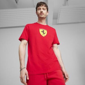 Puma FERRARI RACE BIG SHIELD Pánské triko, červená, veľkosť XXL