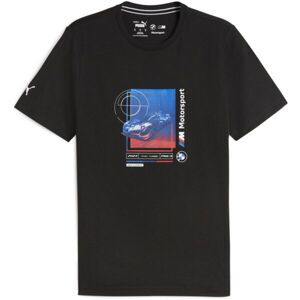 Puma BMW M MOTORSPORT CAR GRAPHIC TEE 2 Pánské triko, černá, velikost