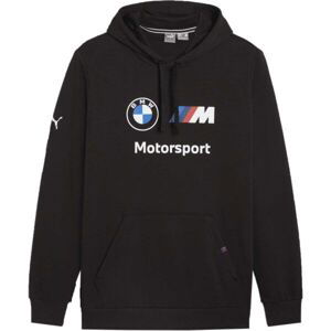 Puma BMW M MOTORSPORT ESSENTIALS  HOODIE Pánská mikina, černá, velikost