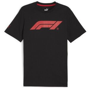 Puma F1 ESSENTIALS LOGO TEE Pánské triko, černá, veľkosť M