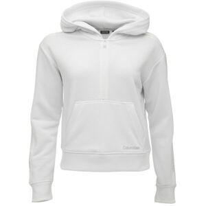 Calvin Klein PW - 1/2 ZIP HOODIE Dámská mikina, bílá, veľkosť M