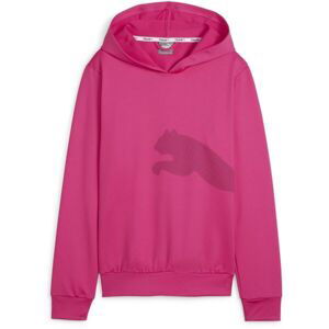 Puma BIG CAT FRENCH TERRY HOODIE Dámská sportovní mikina, růžová, veľkosť L