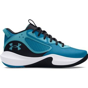 Under Armour LOCKDOWN 6 Pánská basketbalová obuv, tyrkysová, veľkosť 47.5