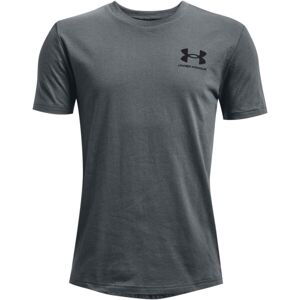 Under Armour SPORTSTYLE LEFT CHEST Chlapecké tričko s krátkým rukávem, tmavě šedá, veľkosť XL