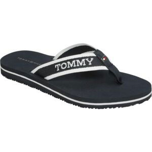 Tommy Hilfiger WEBBING POOL SLIDE Dámské žabky, tmavě modrá, velikost