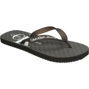 Calvin Klein BEACH SANDAL GLOSSY Pánské žabky, černá, velikost