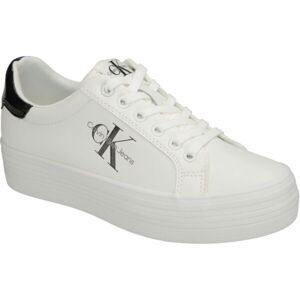 Calvin Klein BOLD VULC FLATF LACE Dámské tenisky, bílá, velikost