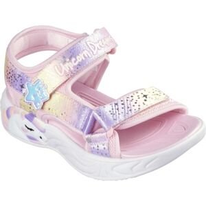 Skechers UNICORN DREAMS - MAJESTIC BLISS Dívčí sandály, růžová, velikost