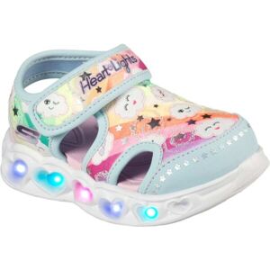 Skechers HEART LIGHTS SANDALS-CUTIE CLOUDS Dívčí sandály, mix, velikost