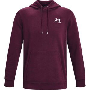 Under Armour ESSENTIAL Pánská mikina, vínová, veľkosť md