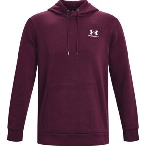 Under Armour ESSENTIAL Pánská mikina, vínová, veľkosť sm