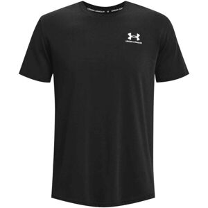 Under Armour LOGO EMB HEAVYWEIGHT Pánské tričko, černá, velikost