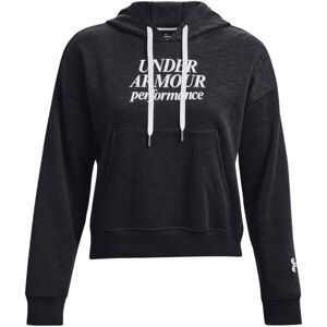 Under Armour ESSENTIAL SCRIPT Dámská mikina, černá, veľkosť md