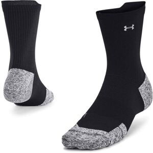 Under Armour ARMOURDRY RUN CUSHION 1PK MID Unisex ponožky, černá, veľkosť md