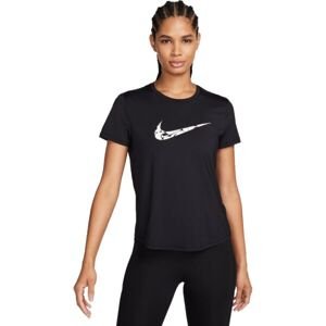 Nike ONE SWOOSH Dámský běžecký top, černá, veľkosť M