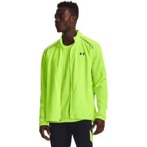 Under Armour STORM RUN Pánská bunda, reflexní neon, velikost