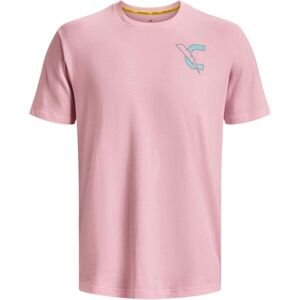 Under Armour CURRY ANIMATED Pánské tričko, růžová, veľkosť XL