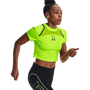 Under Armour RUN ANYWHERE Dámské tričko, reflexní neon, veľkosť sm