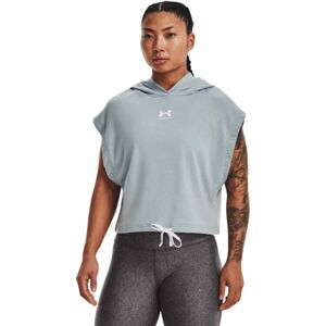 Under Armour RIVAL TERRY Dámská fitness mikina, světle modrá, veľkosť lg